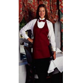 F27 Signature Burgundy Scoop Neck Bib Apron w/ 3 Pockets